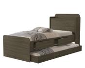 Cama Solteiro Tamires 2 Gavetas Bau Com Cama Auxiliar - Maalistore