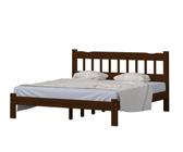 Cama Super King Size Madeira Perola Cor Castanho - Nemargi