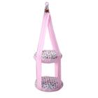 Cama Suspensa Para Gato Dupla Modelo Bolinha Rosa