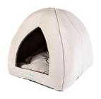 Cama Toca Iglu Pet 2 em 1 (Cachorro Gato Pequeno Porte) Caminha Cabana Almofada Removível