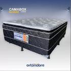 Cama Unibox Casal Conjugada Nobre 138x188x55 Preta Ortonobre