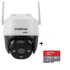 Câmera De Segurança Im7 Full Color 360 Speed Dome Intelbras + Cartão de Memoria 128gb