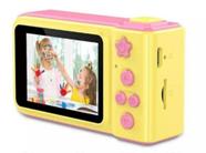 Câmera Digital Crianças Display Hd Recarregável + Cartão de memória 32 gb