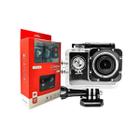 Camera e Filmadora 4K Com 21 Acessórios Tela de LCD de 2" Bateria: até 90 min Bluetooth 2.0 Cartão micro SD até 64GB - Tomate - MT-1090