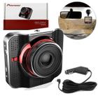 Câmera Filmadora Automotiva Pioneer Dashcam VREC100CH Tela LCD 2.7 USB SD até 128GB Monitoramento