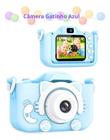 Câmera Fotográfica Digital Infantil 1080p Com Capa e Alça