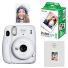 Câmera Fujifilm Instax Mini 11 com filme e álbum de fotos (branca)