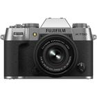 Câmera FujiFilm X-T50 Mirrorless Prata + Lente XC 15-45mm f/3.5-5.6 OIS PZ