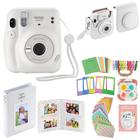 Câmera instantânea Fujifilm Instax Mini 11 com capa, álbum e muito mais