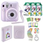 Câmera instantânea Fujifilm Instax Mini 12 com estojo e 60 filmes