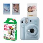 Câmera Instantânea Instax Kit Mini 12 Azul + 10 Filmes Fujifilm