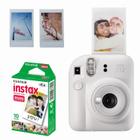 Câmera Instantânea Instax Kit Mini 12 Branco + 10 Filmes Fujifilm