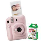 Câmera Instax Mini 12 + Filme De 10 Poses - Rosa Gloss