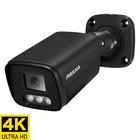 Câmera IP Externa 4K 8MP ASECAM Metal Preto H.265 Onvif Detecção Humana CCTV Vigilância Gravação De