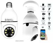 Câmera Ip Ptz Speed Dome Wi-fi Segurança Lâmpada Espiã Robô Giratória Sensor Movimento Com áudio