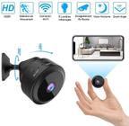 Câmera IP sem fio WiFi Mini Spy 1080P HD (Preto)