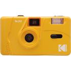 Câmera kodak m35 de filme 35mm com flash (amarelo)