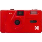 Câmera kodak m35 de filme 35mm com flash (vermelho)