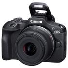 Câmera Mirrorless Canon Eos R100 4k 24.1mp Aps-c Com Lente 18-45mm