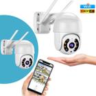Camera Monitoramento À Prova DÀgua Ip Wifi A8 Segurança Casa Empresa Interno/Externo 2 Antenas