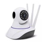 Câmera Segurança Babá Wifi Robo 3 Antenas Visão Aplicativo Pelo Celular Sistema de Áudio Embutido - Envio em 24hs