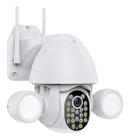 Câmera Segurança Ip Wifi Inteligente Onvif 3MP Giratório Auto Tracking Externo IA