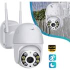 Camera Segurança Smart Ip Wifi Icsee Mini Dome Full Hd Prova D'água 2 Antena Audio Infravermelho