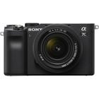 Câmera sony a7c mirrorless com lente 28-60mm preta ilce7cl/b
