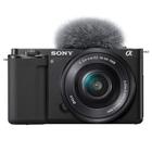 Camera Sony ZV-E10 Mirrorless Kit Com Lente 16-50Mm (Preta)