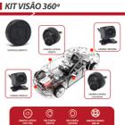 Câmera Visão 360 Jetta 2011 2012 2013 2014 Carro Dianteira Frontal Traseiro Lados 4 Quatro Pontos - KX3