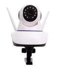Camera Wifi 3 Antenas Visao Noturna 360 Graus
