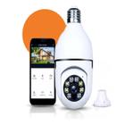 Camera Wifi Ip Bocal E27 Hd Lampada Alarme Espiã Led Infra QUE GIRA - JT8177 CMRIP0
