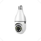 Camera Wifi Ip Hd Lampada Bocal E27 Led Infra Alarme Espiã CMIP001 - Generic