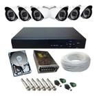 Câmeras De Segurança Residencial Full Hd 2mp- Kit Dvr 8ch