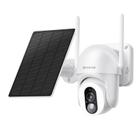 Câmeras de segurança solar SEHMUA Wireless Outdoor 2K 500LM