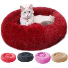 Caminha Nuvem Pet Lorben Redonda Pelúcia Cachorros Gatos Tamanho G 60x60cm