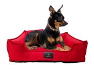 Caminha Para Cachorro Cochilo Pet M 60 X 50 Veludo Vermelho