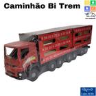 CAMINHÃO CARRETA DE BRINQUEDO BI TREM BAU GRANDE 65CM - Sul Atacado