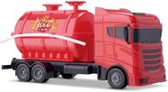 Caminhão Bombeiro Espirra Água Fire Tank 30Cm Presente Brinquedo Menino 410 Orange Toys