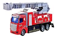 Caminhão Bombeiros Com Controle Remoto 1:48 Dm Toys