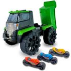 Caminhão brinquedo caçamba reforçado + 3 MOTOS presente menino barato original