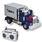 Caminhão Brinquedo Com Luzes e Controle Remoto Super Prime Truck