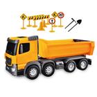 Caminhão Caçamba Basculante Grande 52cm Com Acessórios - Usual Brinquedos