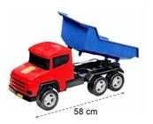 Caminhão Caçamba de brinquedo gigante carrega terra truck 58cm