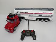 Caminhão Carreta com Controle Remoto - Big Truck com Luz - Laranja - 60cm -  Unik Toys - superlegalbrinquedos
