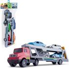 Caminhao Cegonheira 4 Carros Mini Truck Roda Livre Colors Na