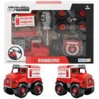 Caminhao CITY Machine Bombeiro Multikids BR1698