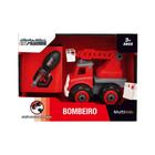 Caminhão de Bombeiro 16 Peças City Machine Multikids - BR1867