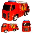 Brinquedo Infantil Caminhão Bombeiro Grande - Mercotoys 519 - Fabrica da  Alegria