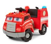 Caminhão de bombeiros infantil Ride On Toy Kid Trax Real Rigs com som